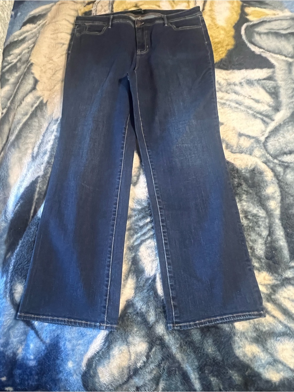 Talbots Dark Blue Flare Jeans
